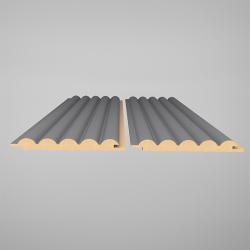 AGT LB-6500 Soft Touch Kiremit 170x2800x18 mm 3D Duvar Paneli