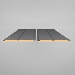 AGT LB-3786 Açık Ceviz 195x2800x12 mm 3D Duvar Paneli