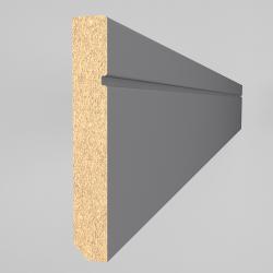 AGT SPR-9028 Matrix Antrasit 80x12 mm 2,8 m Süpürgelik