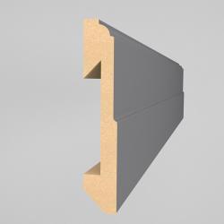 AGT SPR-5020 Soft Touch Beyaz 100x18 mm 2,8 m Süpürgelik