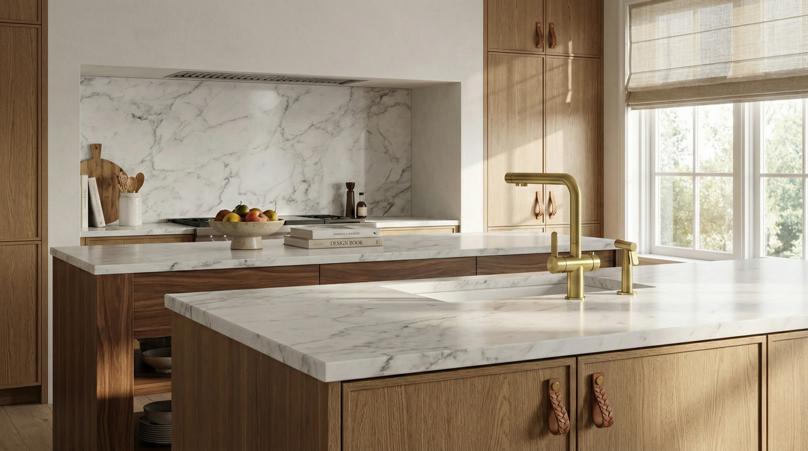 Crauf Lusso Station Pure 4040 Mutfak Bataryası Imperial Gold (İpeksi Altın) uygulama örneği