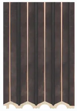 DECOLUX Spectre AP-053-197 Oksit Bazalt 124x2800x13 mm Duvar Paneli