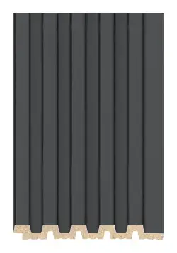 DECOLUX Loft AP-006K-6 Antrasit 122x2800x12 mm Duvar Paneli