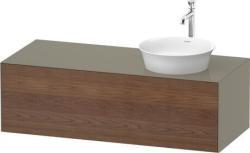 Duravit White Tulip Asma dolap ünitesi Amerikan Ceviz masif Ön yüzey: Amerikan Ceviz Ağacı Mat, Masif ağaç, Gövde: Gri (Taş) Parlak, Boya, Tezgah: Gri (Taş) Parlak, Boya WT4977R77H2