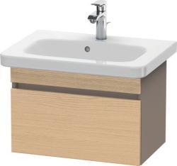 Duravit DuraStyle Asma dolap ünitesi Doğal Meşe Ön yüzey: Meşe Natürel Mat, Dekor, Gövde: Bazalt Mat, Dekor DS637903043