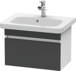 Duravit DuraStyle Asma dolap ünitesi Grafit Mat Ön yüzey: Grafit Mat, Dekor, Gövde: Beyaz Mat, Dekor DS637904918