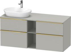 Duravit D-Neo Asma dolap ünitesi Beton Gri Mat Dekor Beton gri Mat Dekor, Kulp Altın DE4970L34070000