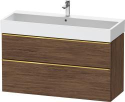 Duravit D-Neo Asma dolap ünitesi 1184 mm Koyu Ceviz Dekor DE4375034210000