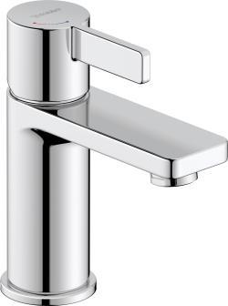 Duravit D-Neo Tek kollu lavabo bataryası S FreshStart 50 mm Krom DE1011002010