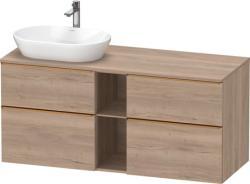 Duravit D-Neo Asma dolap ünitesi Marbeled Oak Mermer meşe Mat Dekor, Kulp Bronz DE4970L04550000