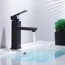 Fleko Stell Lavabo Bataryası Siyah
