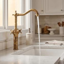 Fleko Hisar V2 Tall Lavabo Bataryası Antik uygulama örneği
