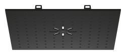 GROHE Rainshower Aqua Tiles Ceiling shower cover Duo Siyah Phantom Black