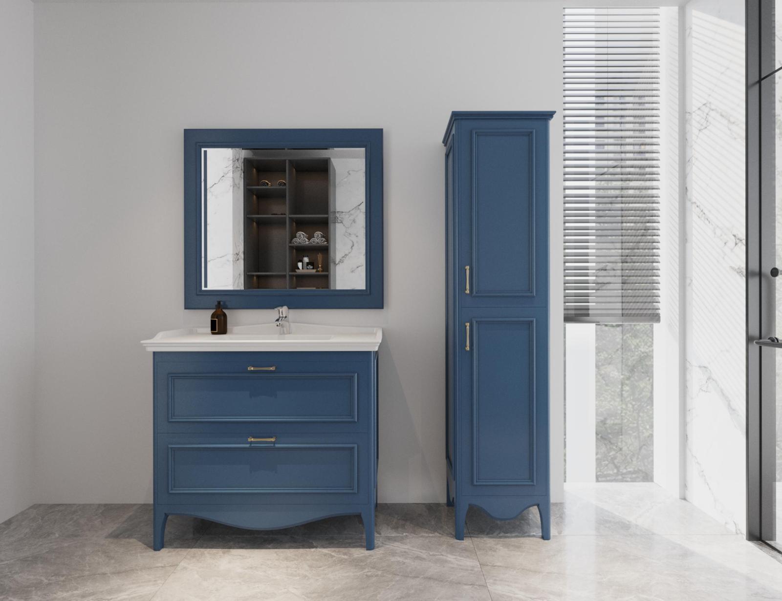 Holzenberg Amalfi Banyo Dolabı 80 cm uygulama örneği
