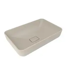 Çanakkale Seramik Zero 2.0 Dikdörtgen Çanak Lavabo Mat Vizon 60x40