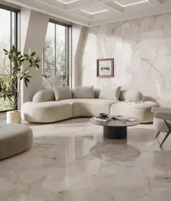 Çanakkale Seramik Royal Marbles Parlak Beyaz Onyx Porselen Karo