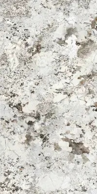 Çanakkale Seramik Alaska White Parlak Kalesinterflex Porselen Plaka 160x320