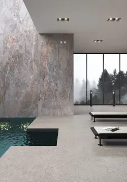 Çanakkale Seramik 120x280 Calcario Collection Açık Gri Mat Bej Porselen Karo