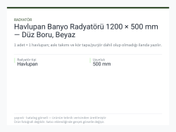 Havlupan Banyo Radyatörü 1200 × 500 mm — Düz Boru, Beyaz