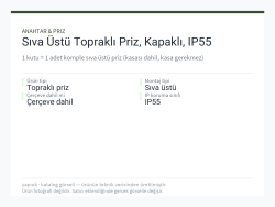 Sıva Üstü Topraklı Priz, Kapaklı, IP55