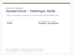 Standart Küvet — Dikdörtgen, Akrilik