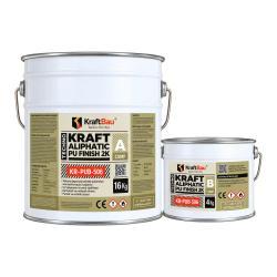 KraftBau Techno Kraft Aliphatic PU Finish 2K KR-PUB-506 Alifatik Poliüretan Son Kat 20 kg Set RAL 7032