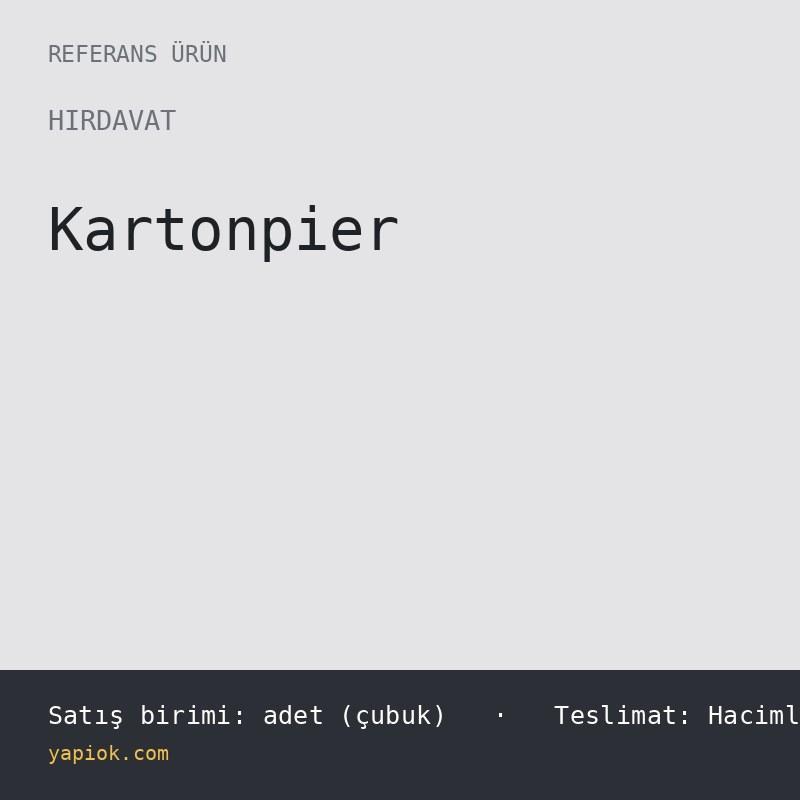 Alçı Kartonpiyer Gizli Işık Kanallı 2 m