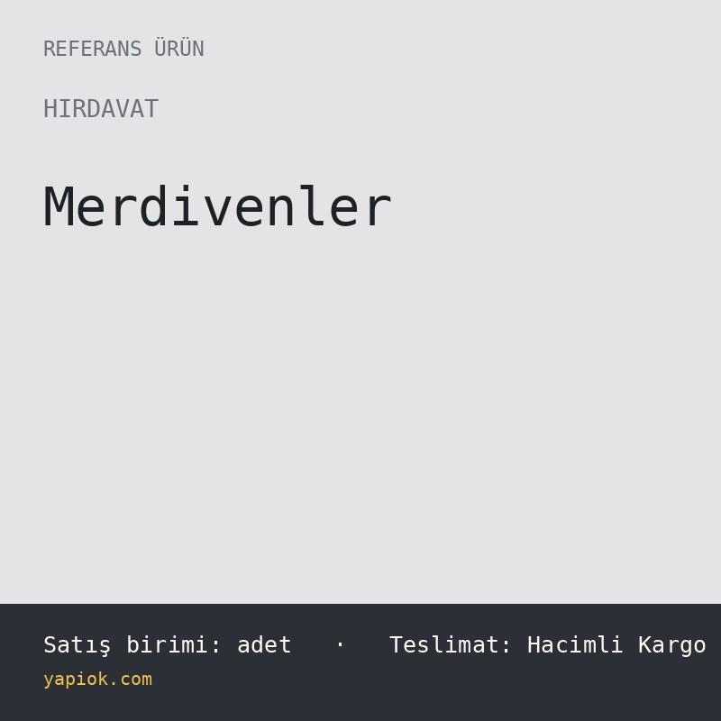 Alüminyum A Tipi Çift Taraflı Merdiven 7+7 Basamak