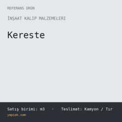 Çam Kalıp Kerestesi 5x10 cm - 4 m