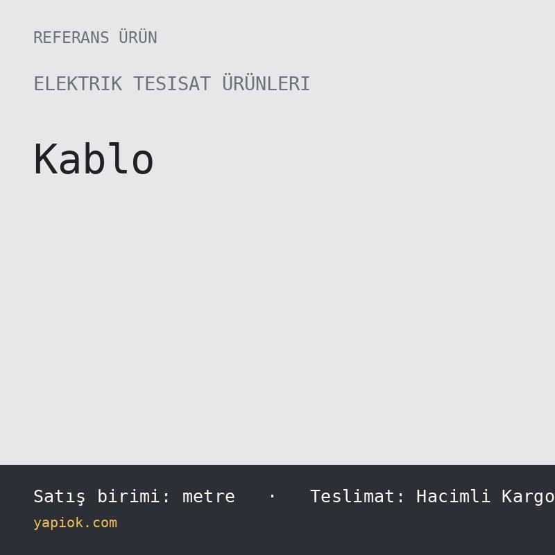 NYA (H07V-U) Tek Damarlı Bakır Kablo 2,5 mm², 100 m Rulo