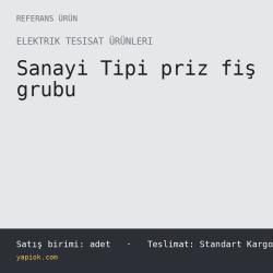 Sanayi Tipi Duvar Prizi 5 Pin (3P+N+E) 32A 400V, IP44