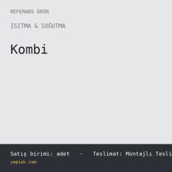 Yoğuşmalı Kombi 24 kW Isıtma / 28 kW Kullanım Suyu, 60/100 Baca