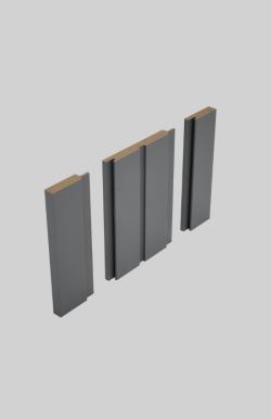 PELİ Zenit Nardo Gray 144x2800x16 mm Duvar Paneli