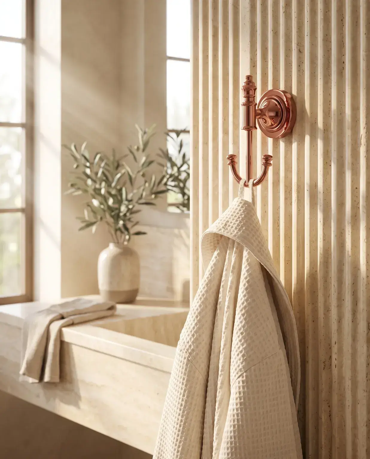 Pure Concept İstanbul İkili Askılık Bronz uygulama örneği
