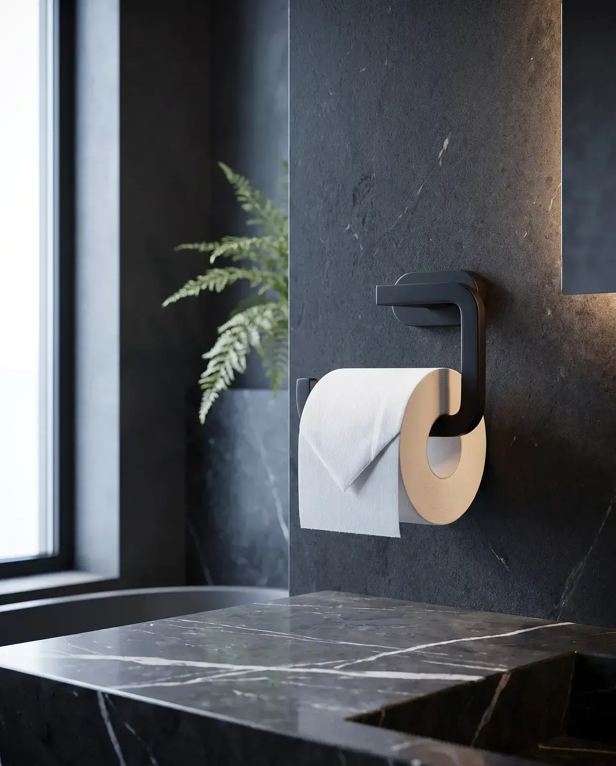 Pure Concept Paris Açık Kağıtlık Siyah uygulama örneği