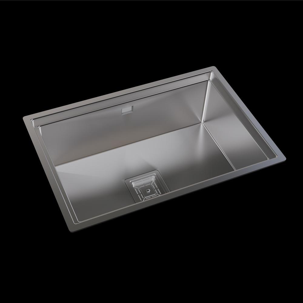 Pure Concept Koruma Kapaklı Paslanmaz Çelik Eviye 64x43 cm Inox uygulama örneği