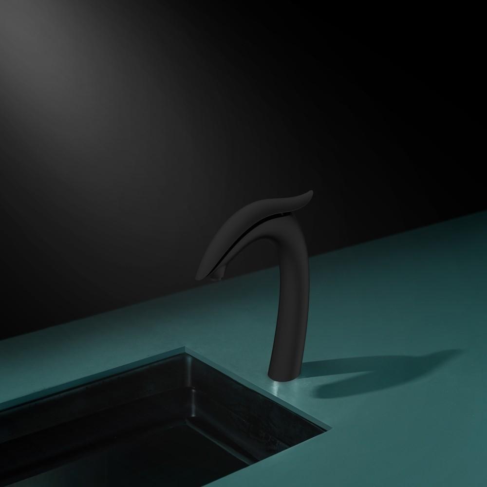 Pure Concept Swan Lavabo Bataryası Mat Siyah uygulama örneği
