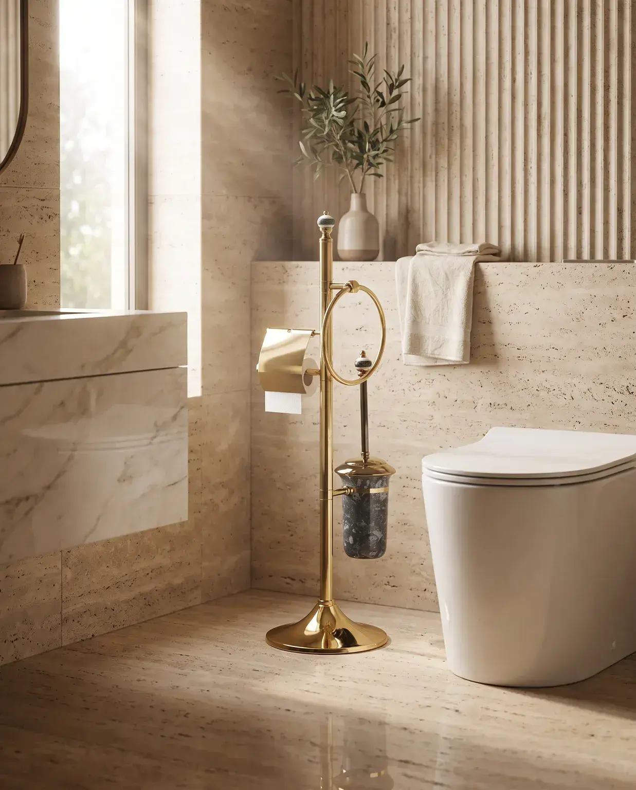 Pure Concept Biga 3’lü Ayaklı Set Antrasit uygulama örneği