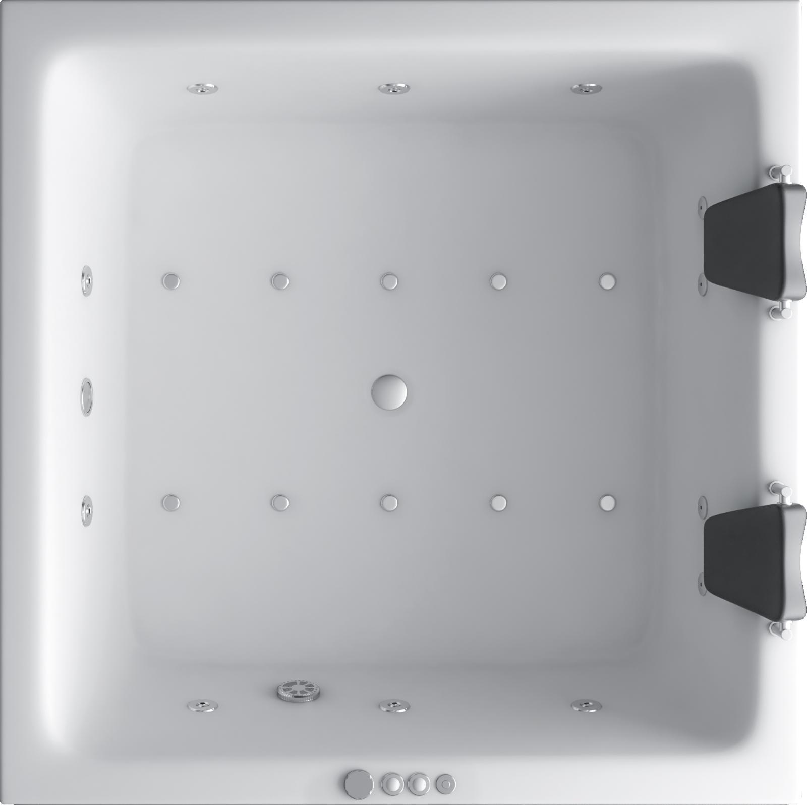 Shower Atos Kare Özel Küvet uygulama örneği