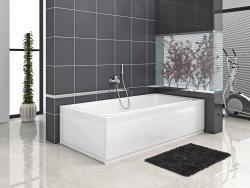Shower Poleteria Taşmalı Özel Küvet — Siyah, Ultra sistem