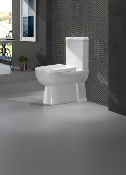 Turavit Omega Duvara Dayalı Klozet + Slim Rezervuar Beyaz uygulama örneği