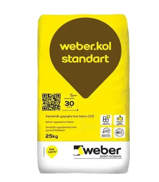 Weber Kol Standart Gri 25 kg Seramik Yapıştırıcı