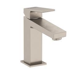 VitrA Minimax Square Lavabo Bataryası — Yüksek, Fırçalı Nikel