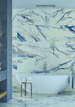 Yurtbay Seramik Calacatta Aqua Mavi 60x120