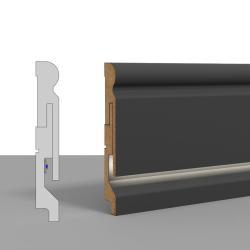 YILDIZ ENTEGRE Lumi Novart Modern Antrasit 110 mm Süpürgelik
