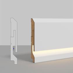 YILDIZ ENTEGRE Lumi Lumina Beyaz 110 mm Süpürgelik