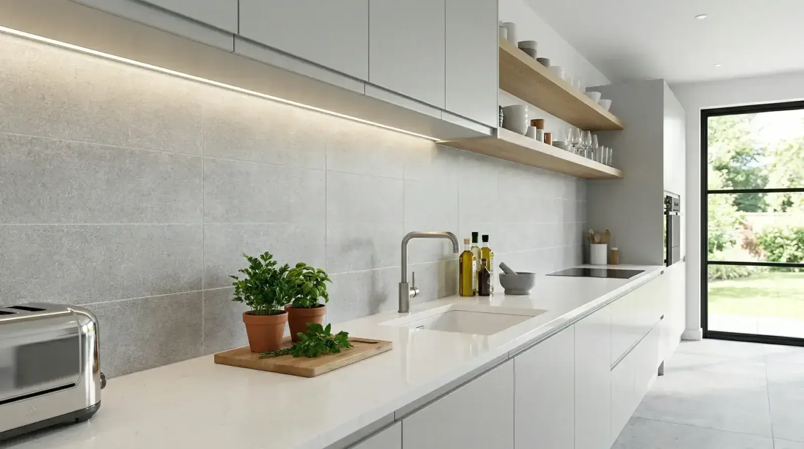 Altın Seramik 20x60 Metal Id uygulama örneği