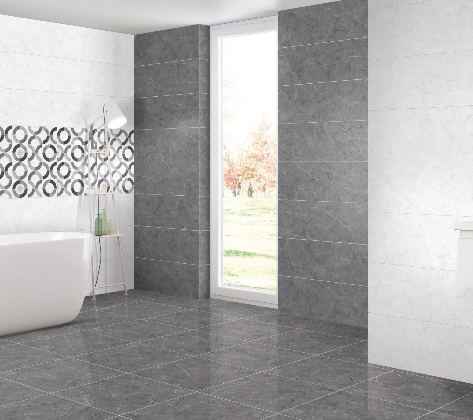 Anka Seramik 30x90 Uras Açık Gri Parlak uygulama örneği