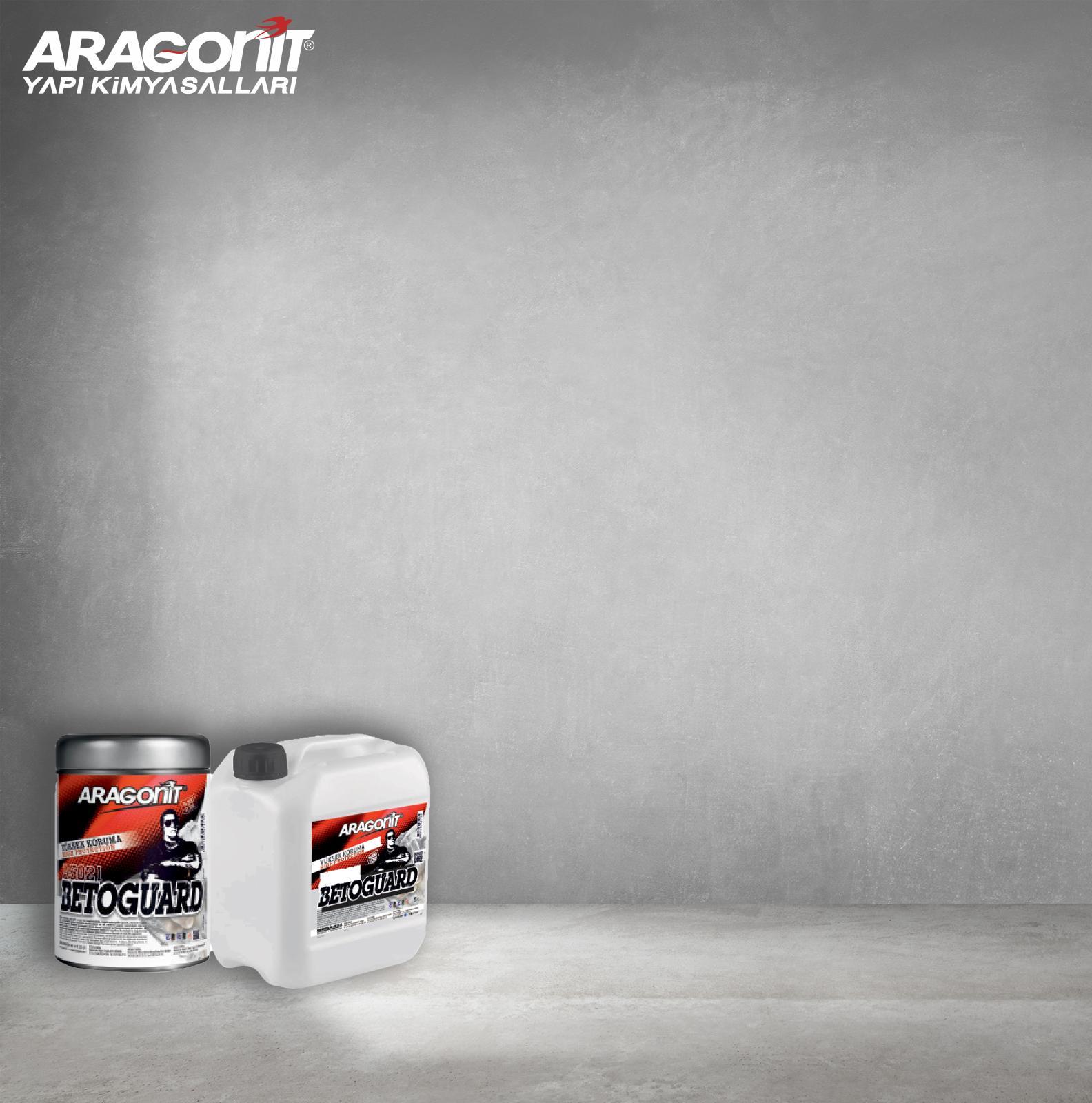 Aragonit A5021 Betoguard Transparan Yüzey Koruma 0,5 L Şeffaf uygulama örneği