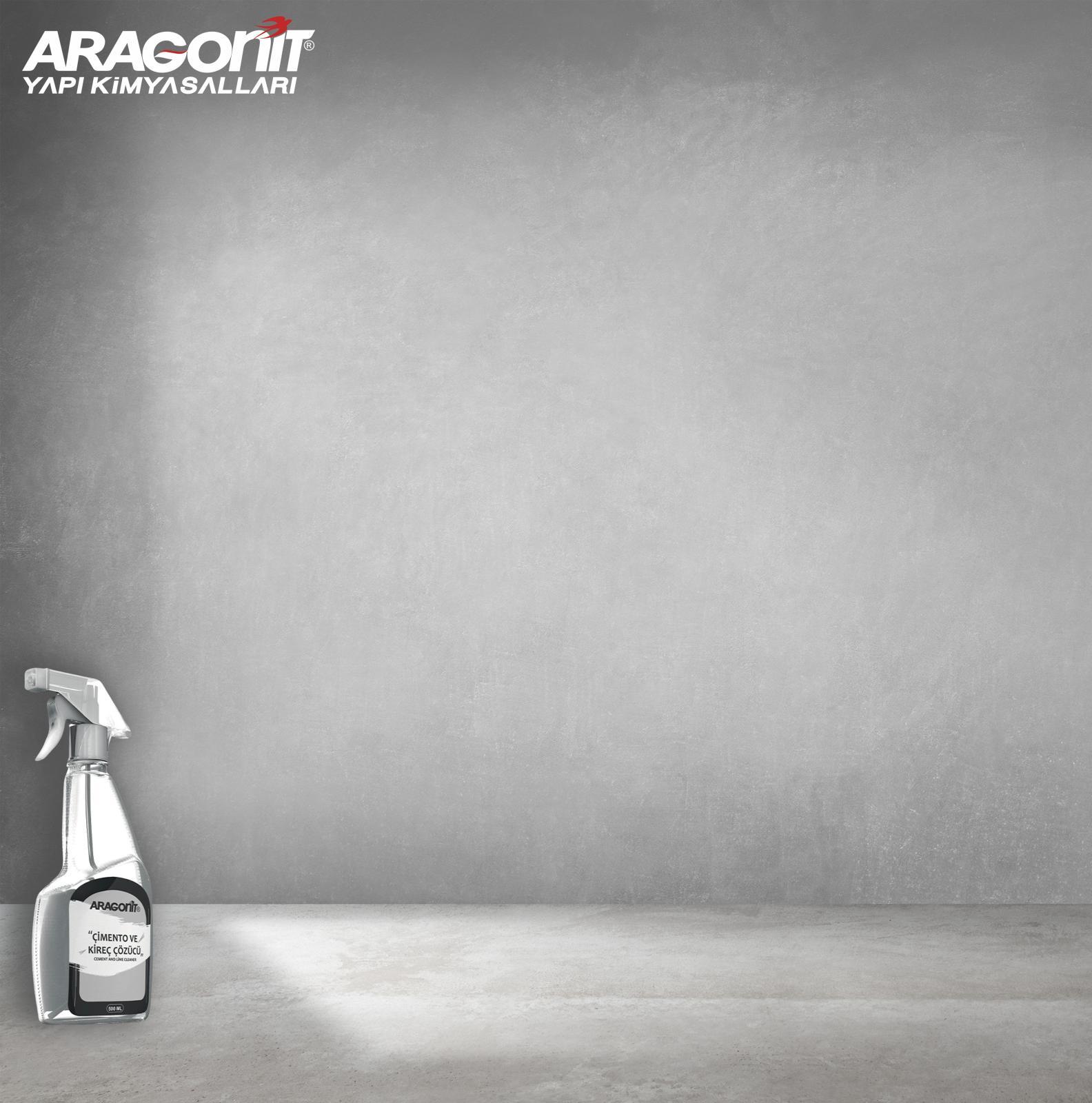 Aragonit Çimento ve Kireç Çözücü 0,5 L uygulama örneği